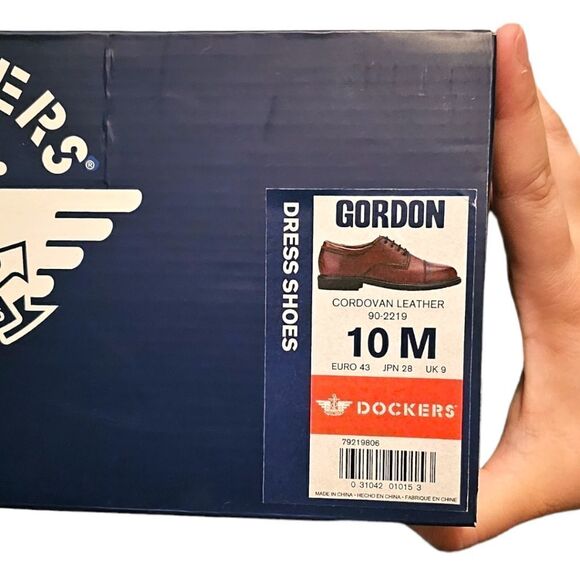 Dockers Gordon Cordovan Leather Dress Shoe (Size 10M) - Picture 2 of 12